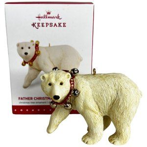 Hallmark Keepsake Ornament Father Christmas's Polar Bear Limited Edition 2015